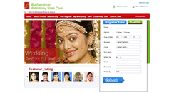 Desktop Screenshot of mutharaiyarmatrimonysites.com